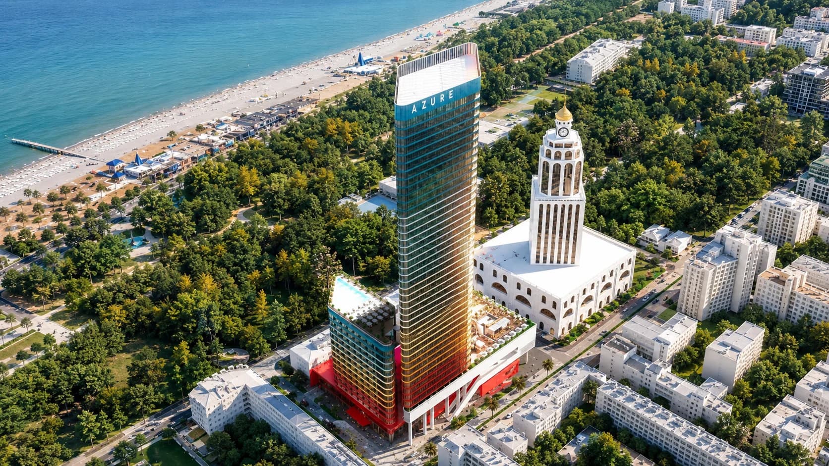 Azure Tower cephe uygulaması