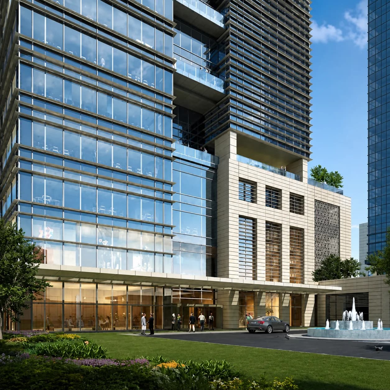 Metalum – İstanbul Finans Merkezi cephe uygulaması